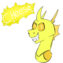 Size: 900x900 | Tagged: safe, artist:fuckomcfuck, derpibooru import, oc, oc:cheese, changeling, simple background, solo, transparent background, yellow changeling