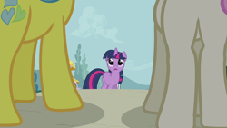 Size: 1280x720 | Tagged: safe, derpibooru import, screencap, lemon hearts, twilight sparkle, twinkleshine, unicorn twilight, pony, unicorn, amending fences, season 5, butt, featureless crotch, flashback, open mouth, plot, trio