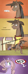 Size: 1280x3416 | Tagged: safe, artist:lolepopenon, derpibooru import, oc, oc:oliver, oc:sweet tales, earth pony, pony, unicorn, ask, ask billie the kid, glasses, hat