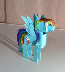 Size: 850x940 | Tagged: safe, artist:angelwingsmlpfim, derpibooru import, rainbow dash, craft, papercraft