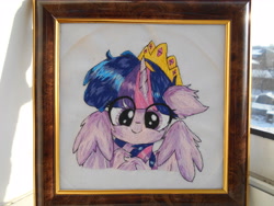 Size: 5152x3864 | Tagged: safe, artist:liaaqila, artist:lightdragon1988, derpibooru import, twilight sparkle, twilight sparkle (alicorn), alicorn, pony, cross stitch, embroidery, female, irl, photo, solo, traditional art