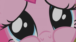 Size: 1280x720 | Tagged: safe, derpibooru import, screencap, pinkie pie, earth pony, pony, bridle gossip, close-up, cute, daaaaaaaaaaaw, diapinkes, eye shimmer, female, puppy dog eyes, solo