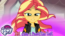 Size: 739x415 | Tagged: safe, derpibooru import, screencap, sunset shimmer, human, equestria girls, friendship games, text, youtube