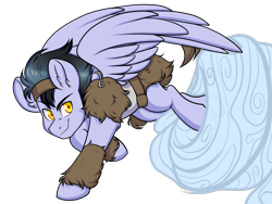Size: 1600x1200 | Tagged: safe, artist:twisted-sketch, derpibooru import, oc, oc only, oc:wing, pony, clothes, cosplay, costume, inuyasha, male, simple background, solo, transparent background