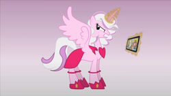 Size: 1280x721 | Tagged: safe, artist:mlp-silver-quill, derpibooru import, oc, oc:mary sue, oc:silver quill, pony, after the fact, after the fact:slice of life, cellphone, clothes, dress, magic, magic aura, mary sue is not amused, phone, smartphone, unamused