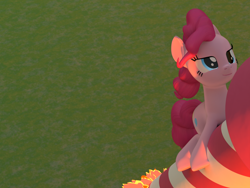 Size: 1600x1200 | Tagged: safe, artist:spreadwing454, derpibooru import, pinkie pie, earth pony, pony, 3d, blender, rocket, solo