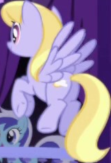 Size: 162x239 | Tagged: safe, derpibooru import, screencap, cloud kicker, pegasus, pony, friendship is magic, background character, background pony, cropped, female, flying, mare, spread wings, wings