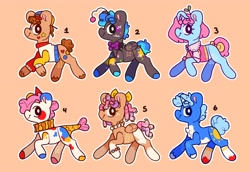 Size: 3446x2376 | Tagged: safe, artist:cocopudu, derpibooru import, oc, oc only, earth pony, pegasus, pony, unicorn, adoptable