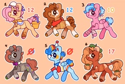 Size: 3426x2315 | Tagged: safe, artist:cocopudu, derpibooru import, oc, oc only, earth pony, pegasus, pony, unicorn, adoptable