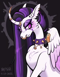 Size: 1046x1330 | Tagged: safe, artist:beyhr, derpibooru import, princess celestia, alicorn, pony, punklestia