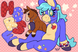 Size: 900x600 | Tagged: safe, artist:beyhr, derpibooru import, oc, oc only, earth pony, pony, plushie