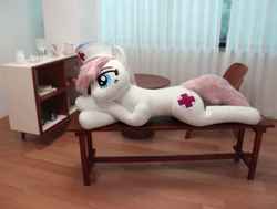 Size: 2650x2000 | Tagged: safe, artist:megatarot, derpibooru import, nurse redheart, earth pony, pony, female, fluffy, irl, photo, plushie