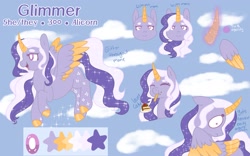 Size: 2195x1366 | Tagged: safe, artist:orcabunnies, derpibooru import, oc, oc only, alicorn, pony, reference sheet