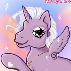 Size: 600x600 | Tagged: safe, artist:orcabunnies, derpibooru import, oc, oc only, alicorn, pony, g3