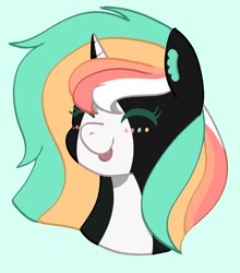 Size: 900x1024 | Tagged: safe, artist:orcabunnies, derpibooru import, oc, oc only, pony, unicorn, bust, portrait