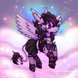 Size: 1400x1400 | Tagged: safe, artist:lavenderbonez, derpibooru import, oc, oc only, pegasus, pony, solo