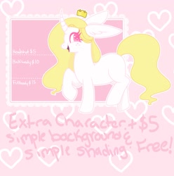 Size: 1289x1300 | Tagged: safe, artist:orcabunnies, derpibooru import, oc, oc only, pony, unicorn, advertisement, price sheet