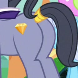 Size: 720x720 | Tagged: safe, derpibooru import, screencap, diamond cutter, pony, butt, cropped, male, plot