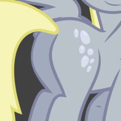 Size: 720x720 | Tagged: safe, derpibooru import, screencap, derpy hooves, pony, bubble butt, butt, plot