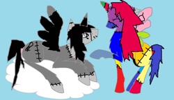 Size: 900x517 | Tagged: safe, artist:orcabunnies, derpibooru import, oc, oc only, alicorn, pony