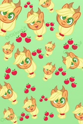 Size: 640x960 | Tagged: safe, artist:orcabunnies, derpibooru import, applejack, earth pony, pony