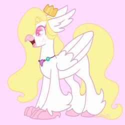 Size: 1080x1080 | Tagged: safe, artist:orcabunnies, derpibooru import, oc, oc only, hippogriff, solo