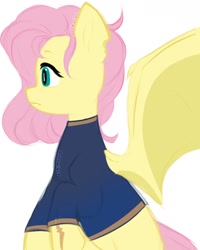 Size: 1440x1800 | Tagged: safe, artist:_allywings, derpibooru import, fluttershy, pegasus, pony, fallout equestria, clothes