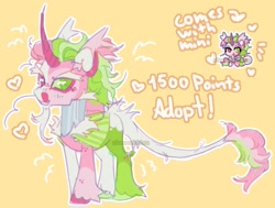 Size: 665x502 | Tagged: safe, artist:chaosaliien, derpibooru import, oc, oc only, pony, unicorn, adoptable