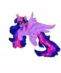 Size: 1714x2048 | Tagged: safe, artist:petaltwinkle, derpibooru import, twilight sparkle, twilight sparkle (alicorn), alicorn, simple background, solo, white background