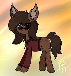 Size: 2073x2202 | Tagged: safe, artist:neonshy02, derpibooru import, oc, earth pony, pony, clothes, solo