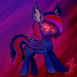 Size: 2048x2048 | Tagged: safe, artist:neonshy02, derpibooru import, oc, oc:neon shy, bat pony, pegasus, bat pony oc, solo