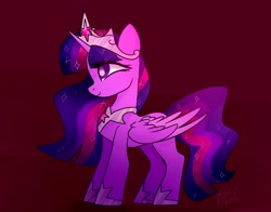 Size: 1368x1074 | Tagged: safe, artist:petaltwinkle, derpibooru import, twilight sparkle, twilight sparkle (alicorn), alicorn, pony, crown, jewelry, regalia, solo