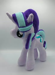 Size: 1500x2048 | Tagged: safe, artist:hibiscusstitch, derpibooru import, starlight glimmer, pony, unicorn, female, irl, photo, plushie, solo