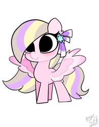 Size: 1074x1368 | Tagged: safe, artist:petaltwinkle, derpibooru import, oc, oc only, oc:petal twinkle, pegasus, pony, simple background, solo, white background