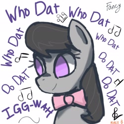 Size: 2048x2048 | Tagged: safe, artist:marzipun, derpibooru import, octavia melody, pony, bust, female, music, music notes, solo