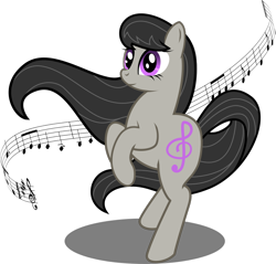 Size: 858x820 | Tagged: safe, artist:mattbas, derpibooru import, derpy hooves, octavia melody, earth pony, pegasus, pony, .svg available, female, long hair, long mane, long tail, mare, nightmare derpy, simple background, solo, svg, transparent background, vector