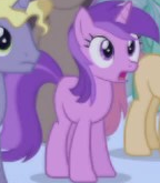 Size: 144x165 | Tagged: safe, derpibooru import, screencap, amethyst star, sparkler, pony, unicorn, friendship is magic, background character, background pony, cropped, female, horn, mare, solo focus