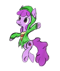 Size: 525x622 | Tagged: safe, artist:phillnana, derpibooru import, berry punch, berryshine, earth pony, pony, clothes, female, hoodie, mare, simple background, sketch, solo, transparent background