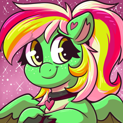 Size: 3000x3000 | Tagged: safe, artist:graphene, derpibooru import, oc, oc:gumdrops, pegasus, pony, collar