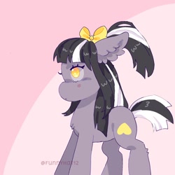 Size: 1500x1500 | Tagged: safe, artist:funnyhat12, derpibooru import, oc, oc only, earth pony, pony, gradient background, solo