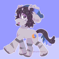 Size: 1500x1500 | Tagged: safe, artist:funnyhat12, derpibooru import, oc, oc only, earth pony, pony, gradient background, solo