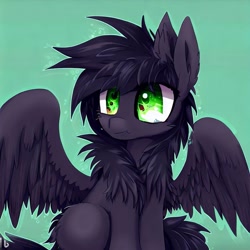 Size: 1024x1024 | Tagged: safe, derpibooru import, machine learning generated, oc, oc:pizzasplit, pegasus, male