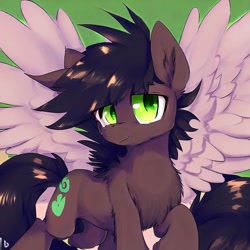 Size: 1024x1024 | Tagged: safe, derpibooru import, machine learning generated, oc, oc:pizzasplit, pegasus, male