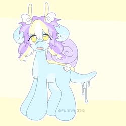 Size: 1513x1507 | Tagged: safe, artist:funnyhat12, derpibooru import, oc, oc only, earth pony, pony, adoptable, gradient background, solo