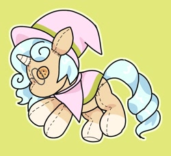 Size: 1405x1280 | Tagged: safe, artist:funnyhat12, derpibooru import, oc, oc only, pony, unicorn, glasses, plushie, pony plushie, simple background, solo