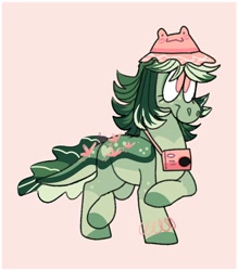 Size: 3500x4000 | Tagged: safe, artist:fizzlefer, derpibooru import, oc, oc only, earth pony, pony, bracelet, camera, hat, jewelry, simple background, solo