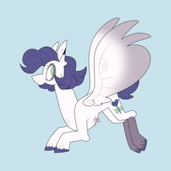 Size: 4000x4000 | Tagged: safe, artist:fizzlefer, derpibooru import, oc, oc only, pegasus, pony, simple background, solo