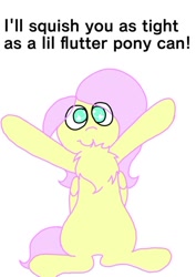 Size: 500x707 | Tagged: safe, artist:fluttersdoodles, derpibooru import, part of a set, fluttershy, female, hooves up, smiling