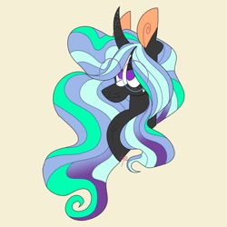 Size: 894x894 | Tagged: safe, artist:fizzlefer, derpibooru import, oc, oc only, pony, unicorn, bust, glasses, simple background, solo