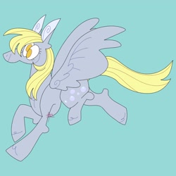 Size: 3700x3700 | Tagged: safe, artist:fizzlefer, derpibooru import, derpy hooves, pegasus, pony, simple background, solo